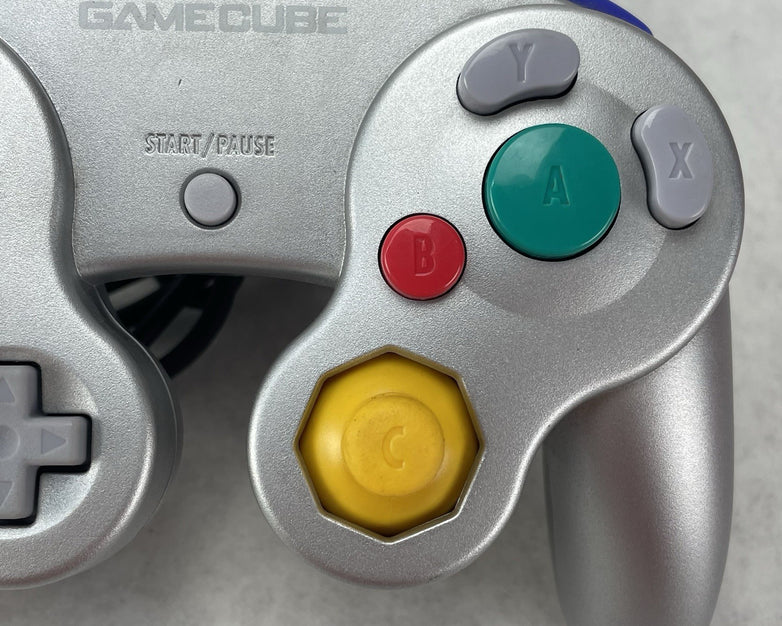 Nintendo DOL-003 GameCube Controller Silver OEM Tested