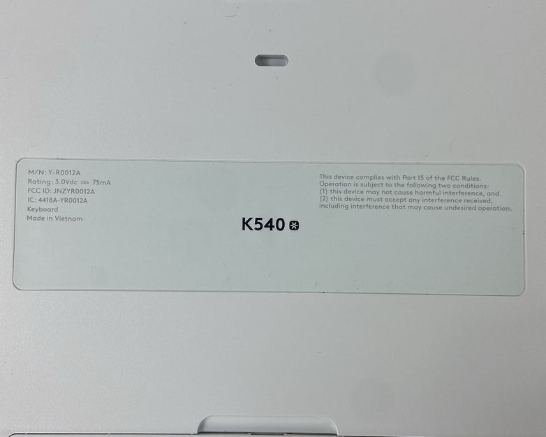 Logi Logitech K540 Wireless Desktop Keyboard - No Dongle (Lot of 15)