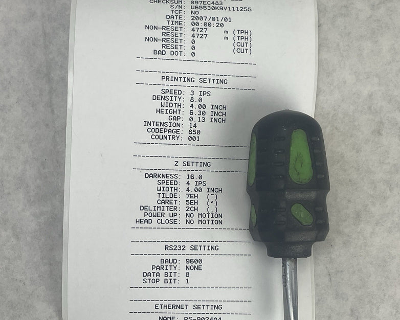Brother TD-4420TN Thermal Label Printer For Parts Or Repair