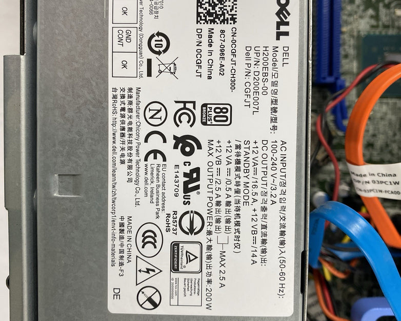 Dell OptiPlex 3060 SFF Intel Core i5-8500 3GHz 8GB RAM No HDD No OS