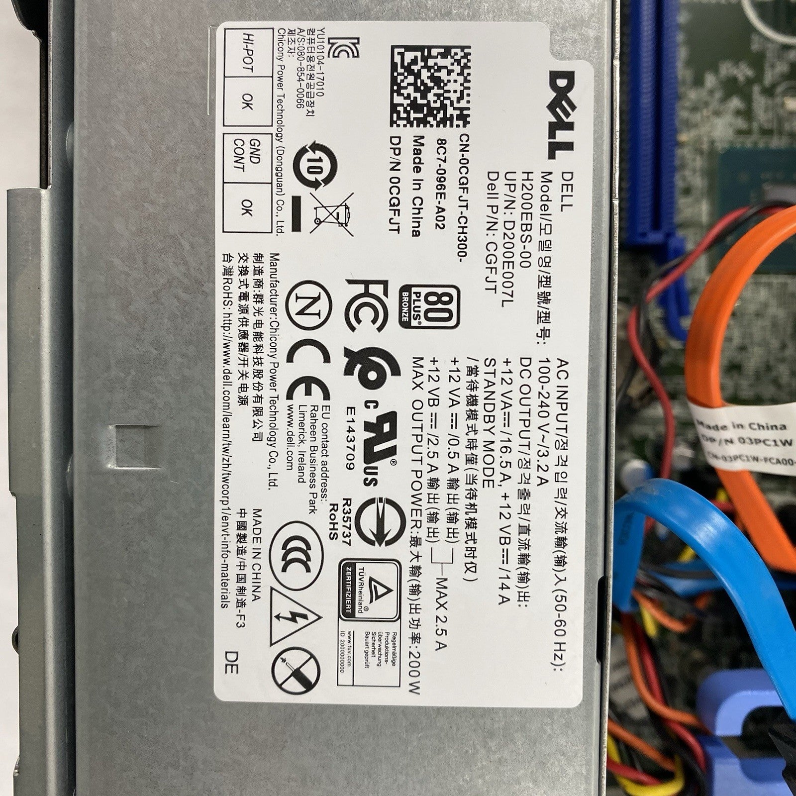 Dell OptiPlex 3060 SFF Intel Core i5-8500 3GHz 8GB RAM No HDD No OS