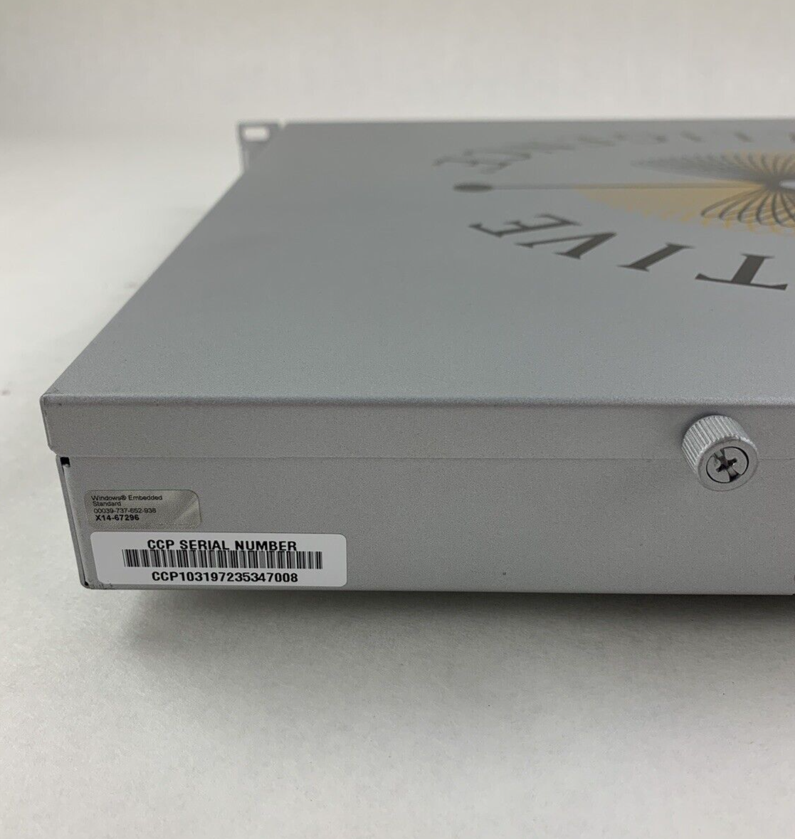 Interactive Intelligence EDGE-01X0 Multipurpose Appliance Nemko Tested No HDD/OS