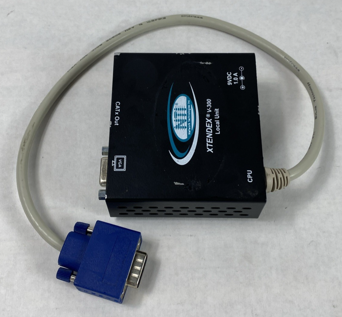 NTI Xtendex V-300 CAT5 VGA Video Extender Local Unit No Power Supply
