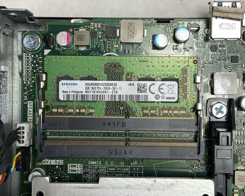 Dell Optiplex 7060 Micro Intel Core i5-8500T 2.1GHz 8GB RAM No AC/HDD/OS