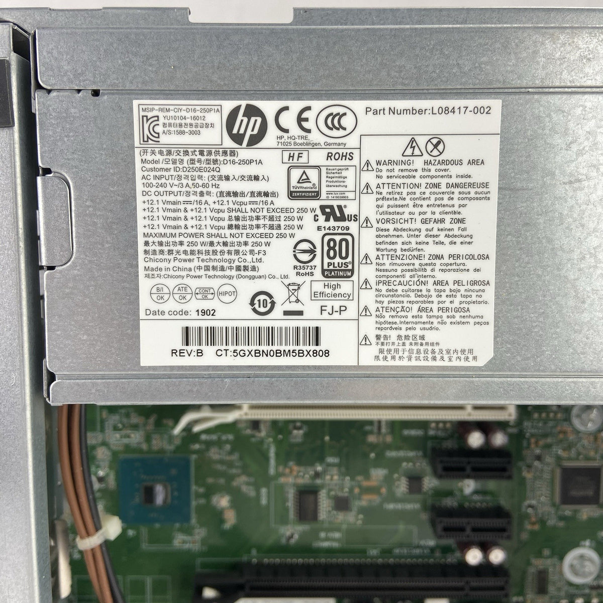 HP EliteDesk 800 G4 SFF Intel Core i5-8500 3GHz 8GB RAM No HDD/OS/Bad M.28