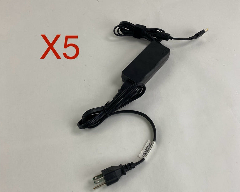 Lenovo A19-065N2A 65W AC Adapter Yellow Square Tip Lot of 5