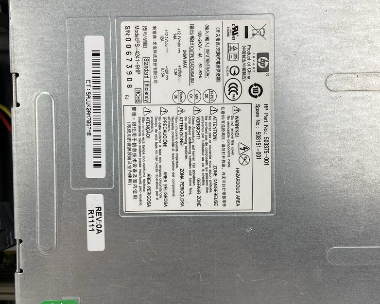 HP Compaq 4000 Pro SFF Intel Pentium Dual Core E6600 3.06GHz 4GB RAM No HDD No O