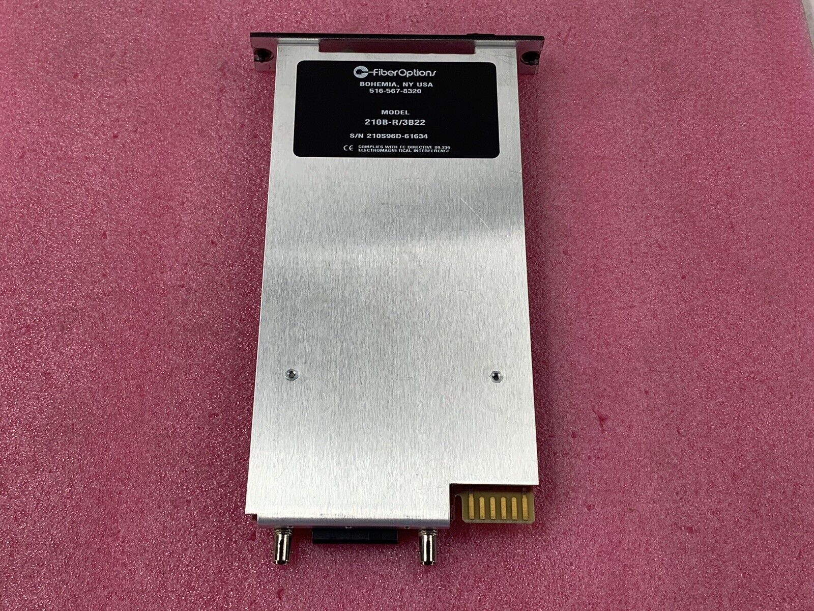 Fiber Options Video Multimode Fiber Optic Receiver - 170V-R-R/1BXX