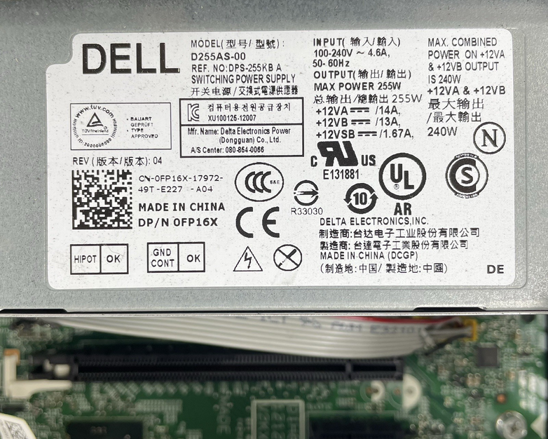 Dell Optiplex 3020 SFF i3-4150 3.50 GHz 4 GB RAM No HDD/OS