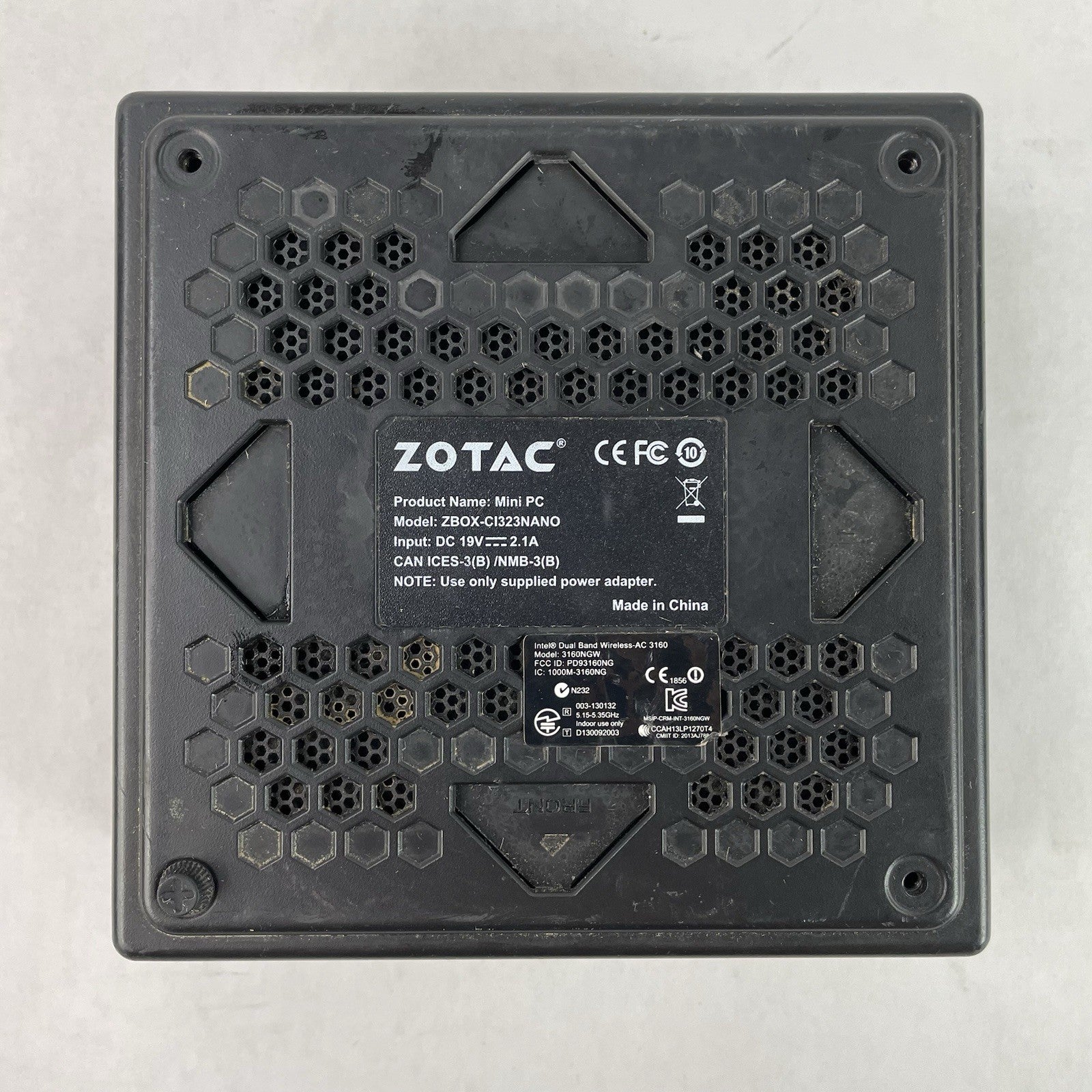 Zotac ZBox-C1323 Nano Micro Celeron N3150 1.60 GHz 8 GB RAM No SSD/OS/AC6