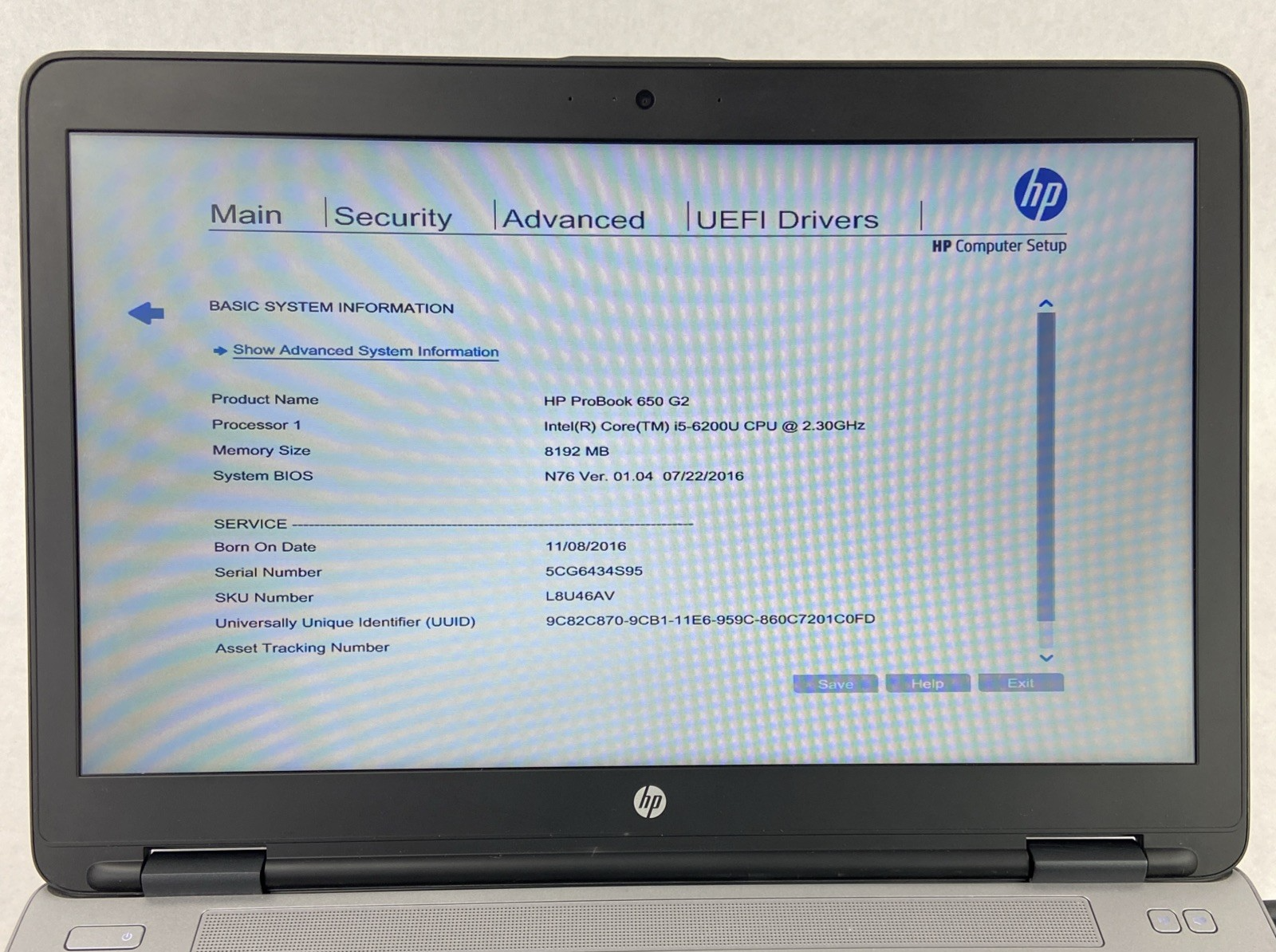 HP ProBook 650 G2 Intel Core i5-6200U 2.30GHz 8GB RAM 15.6" No HDD No OS
