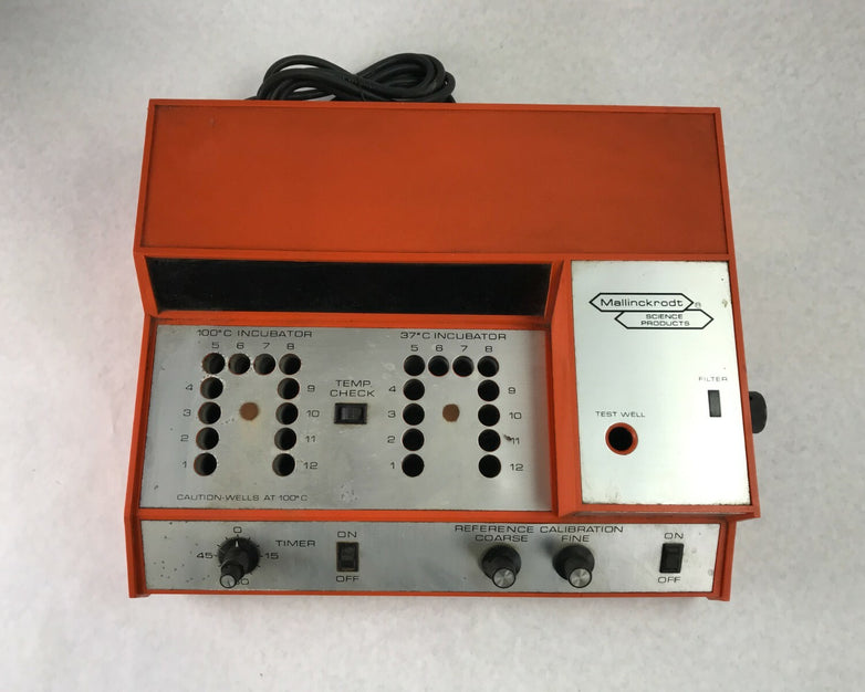 Vintage Mallinckrodt Science Products Model 370 Serometer Incubator
