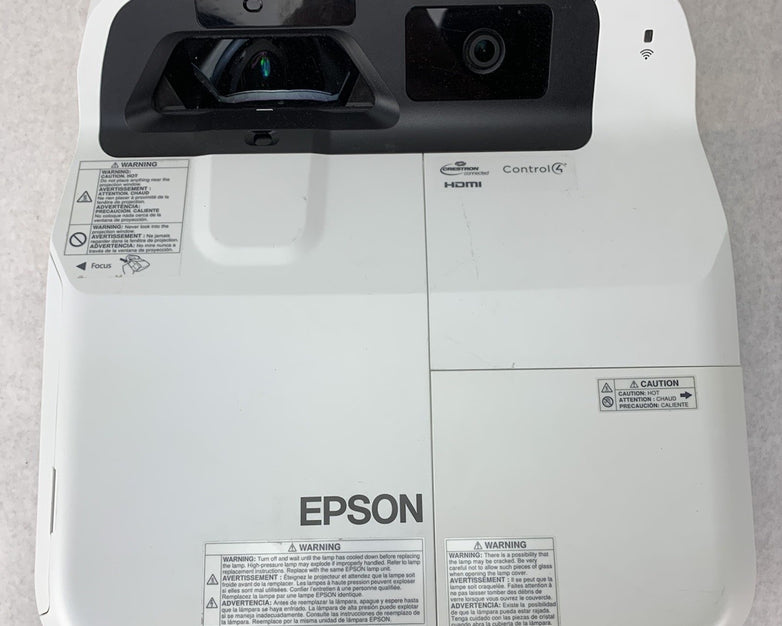 Epson PowerLite 695Wi H740A LCD Lamp Projector 712 Lamp Hours - No Remote