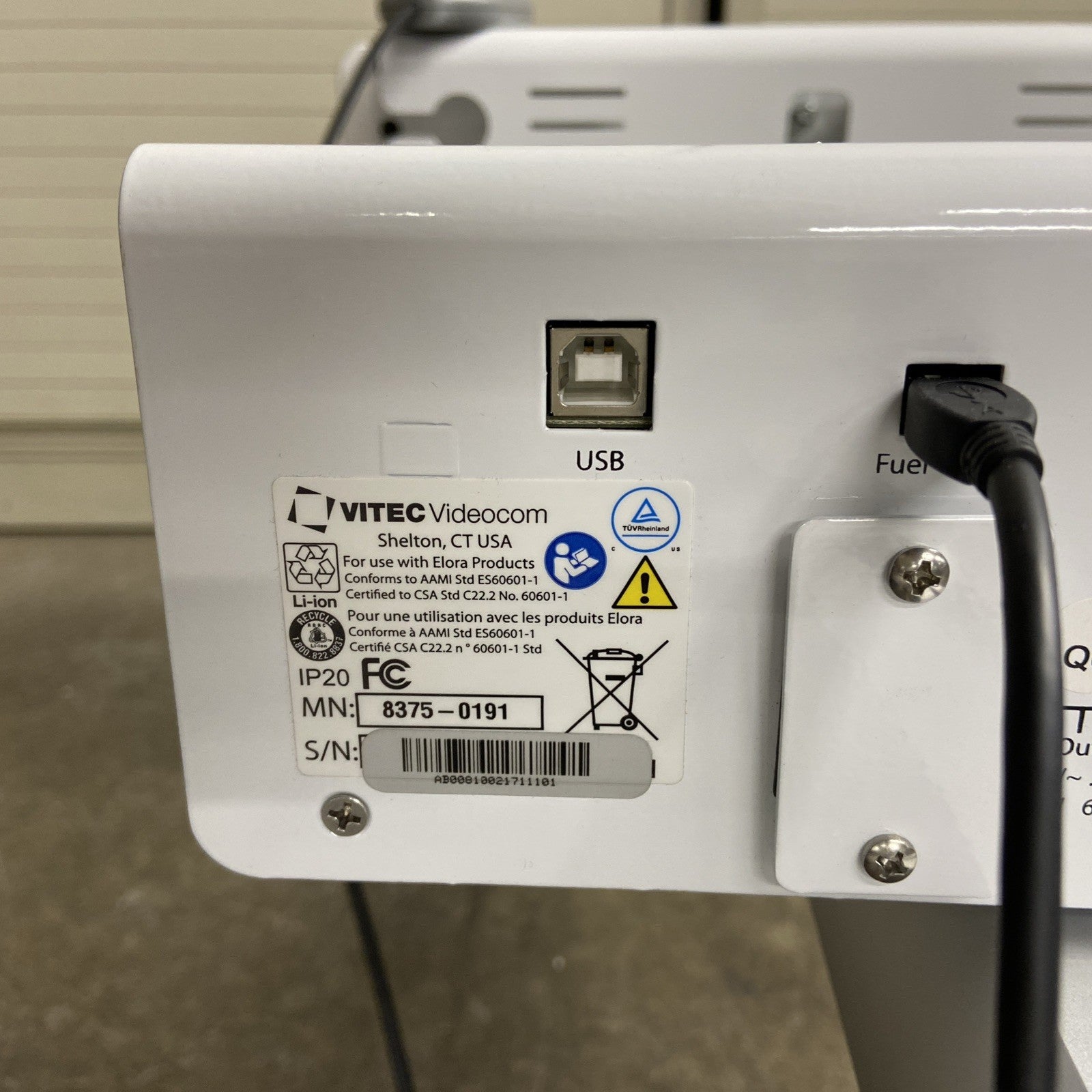 Ergotron StyleView Tablet SV10 Cart w/ Vitec Videocom IP20 - Elora Anton Bauer