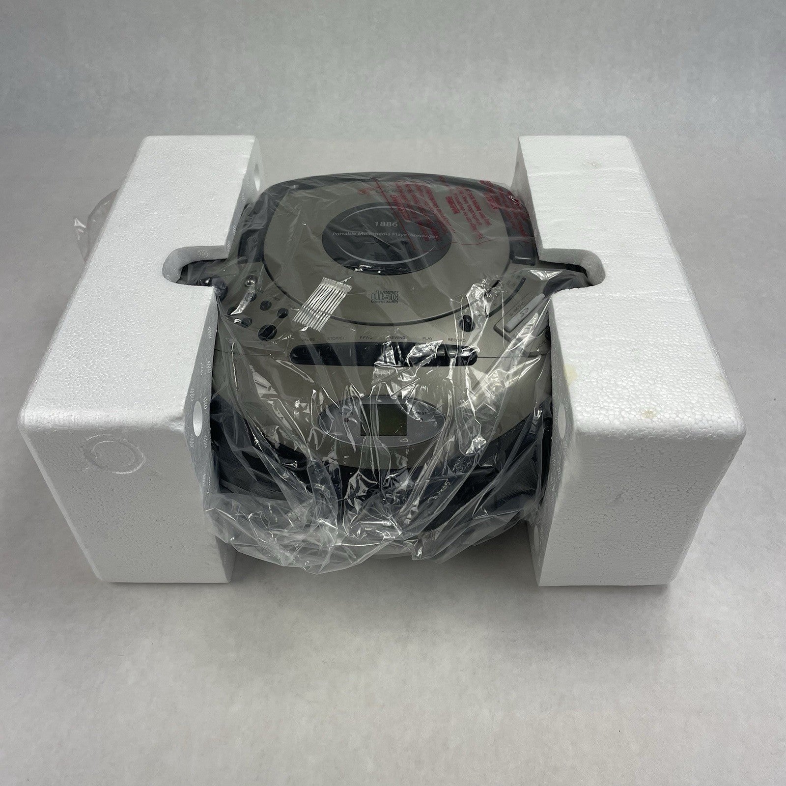 Califone Model 1886 CD Player/Recorder with  Headphones & 10-Port Stereo Jackbox