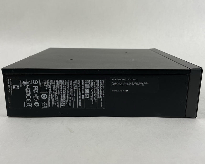 HP EliteDesk 800 G1 USFF i5-4590s 3.00 GHz 8 GB RAM No HDD/OS/AC