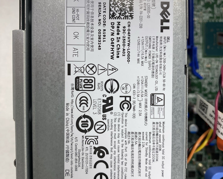 Dell OptiPlex 3060 SFF Intel Core i5-8500 3GHz 8GB RAM No HDD No OS