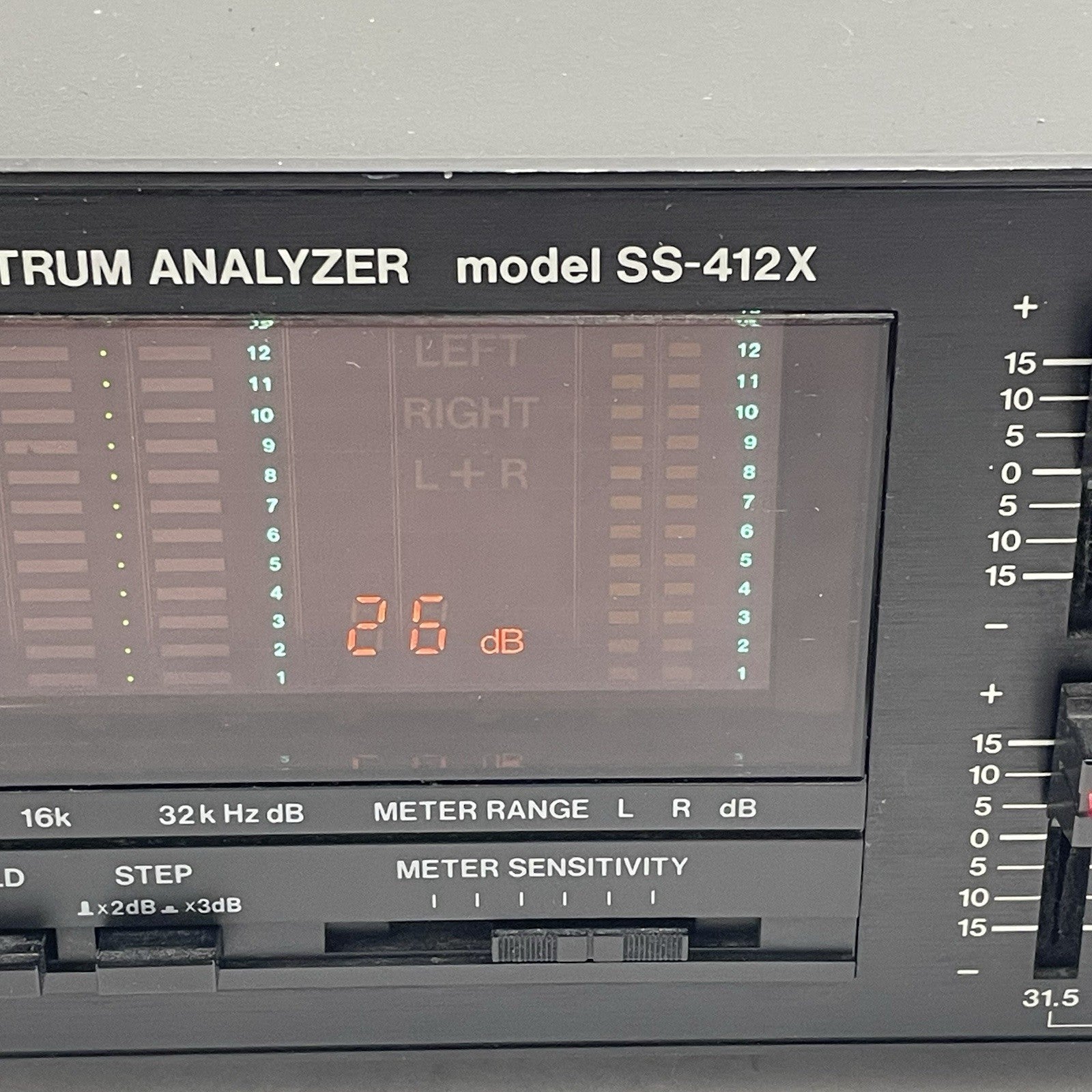 ADC SS-412X 10 Band Equalizer For Parts Weak Right Side Output4