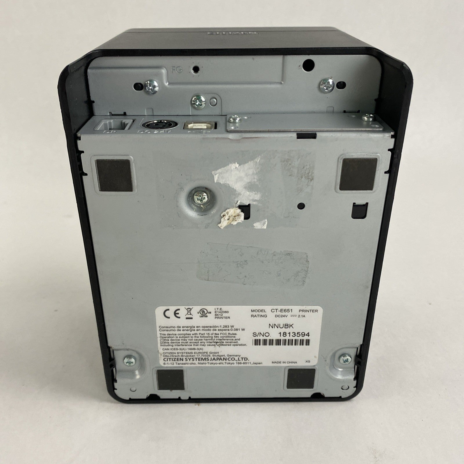 Citizen CT-E651 Thermal Printer Tested No Cords 1813594 Page Count5
