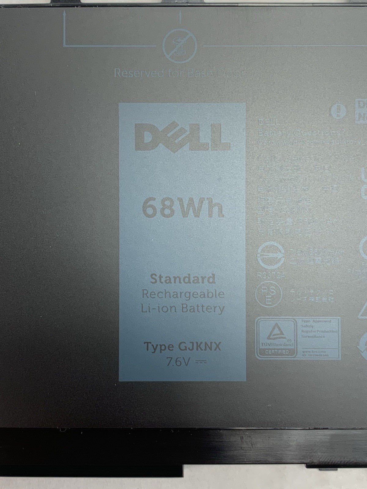 Dell GJKNX 68Wh Standard Rechargeable Li-Ion Laptop Battery6