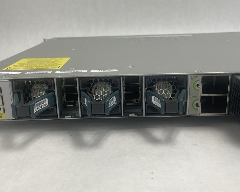 Cisco WS-C3850-48P-S 48 V02 Port Switch 2x 1100W PSU Tested & Reset
