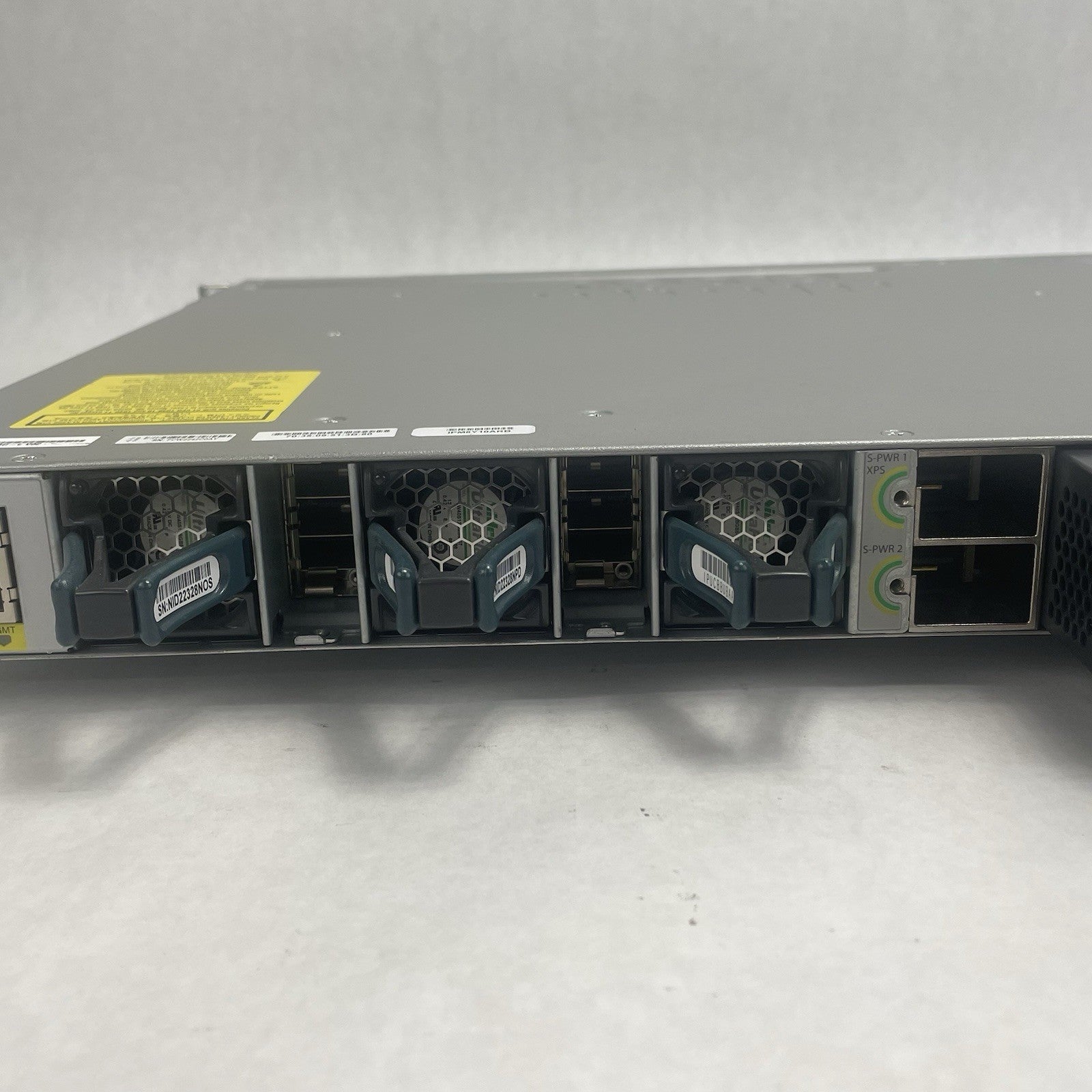 Cisco WS-C3850-48P-S 48 V02 Port Switch 2x 1100W PSU Tested & Reset8