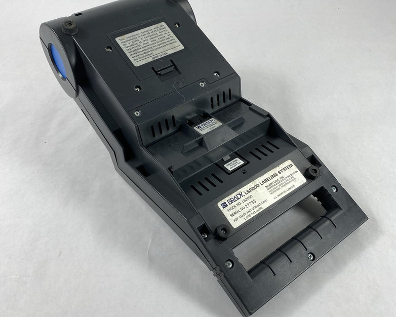 Brady LS2000 Labeling System Portable Printer 4 Line Display Power Tested