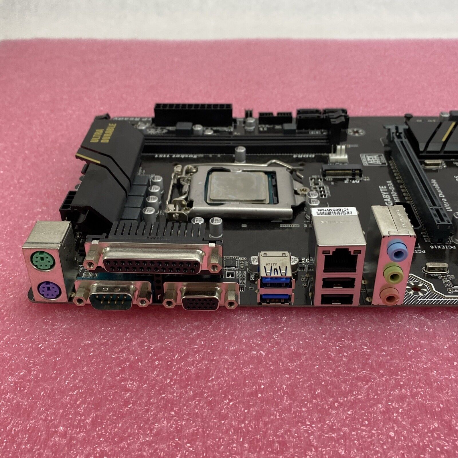 Gigabyte H110-D3A Motherboard Pentium C4400 3.3GHz No RAM No Shield