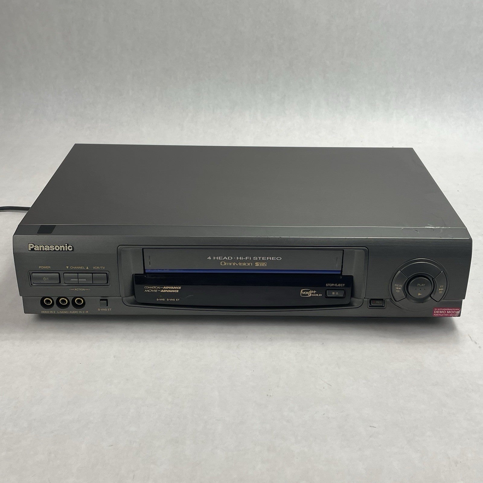 Panasonic PV-VS4820 4-Head Hi-Fi Stereo VHS Video Cassette Recorder VCR1
