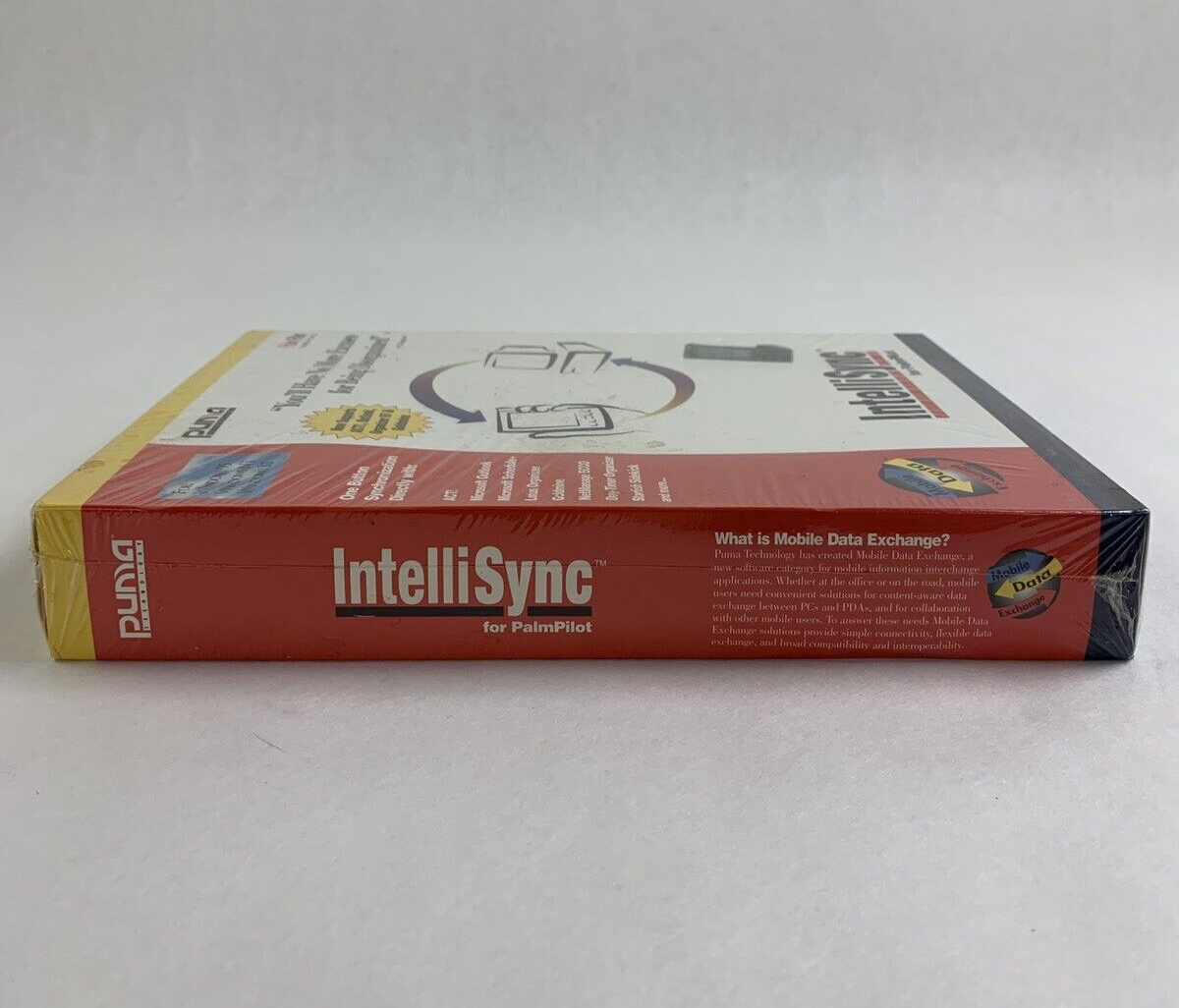 New PalmPilot IntelliSync Window 95 NT 3.1 Puma Mobil Data Exchange Tech 1997