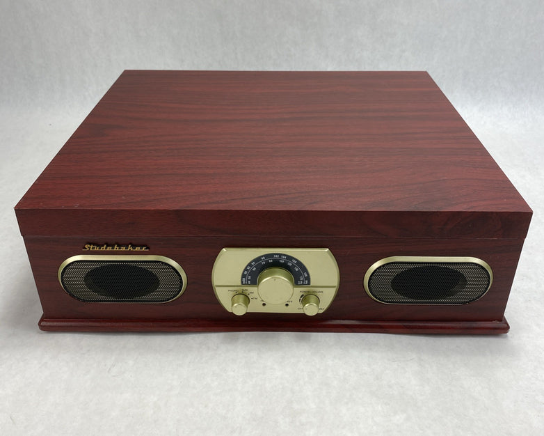 Studehaker SB6052 Turntable FM/AM stereo Receiver Cassette Player