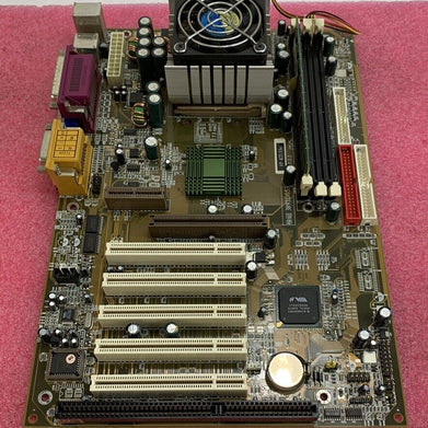 VIA VT 8363-686A Motherboard AMD Duron 800MHz 256MB RAM w/Shield
