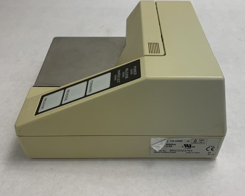Epson TM-U295 M66SA Slip Printer - Tested No Power Supply