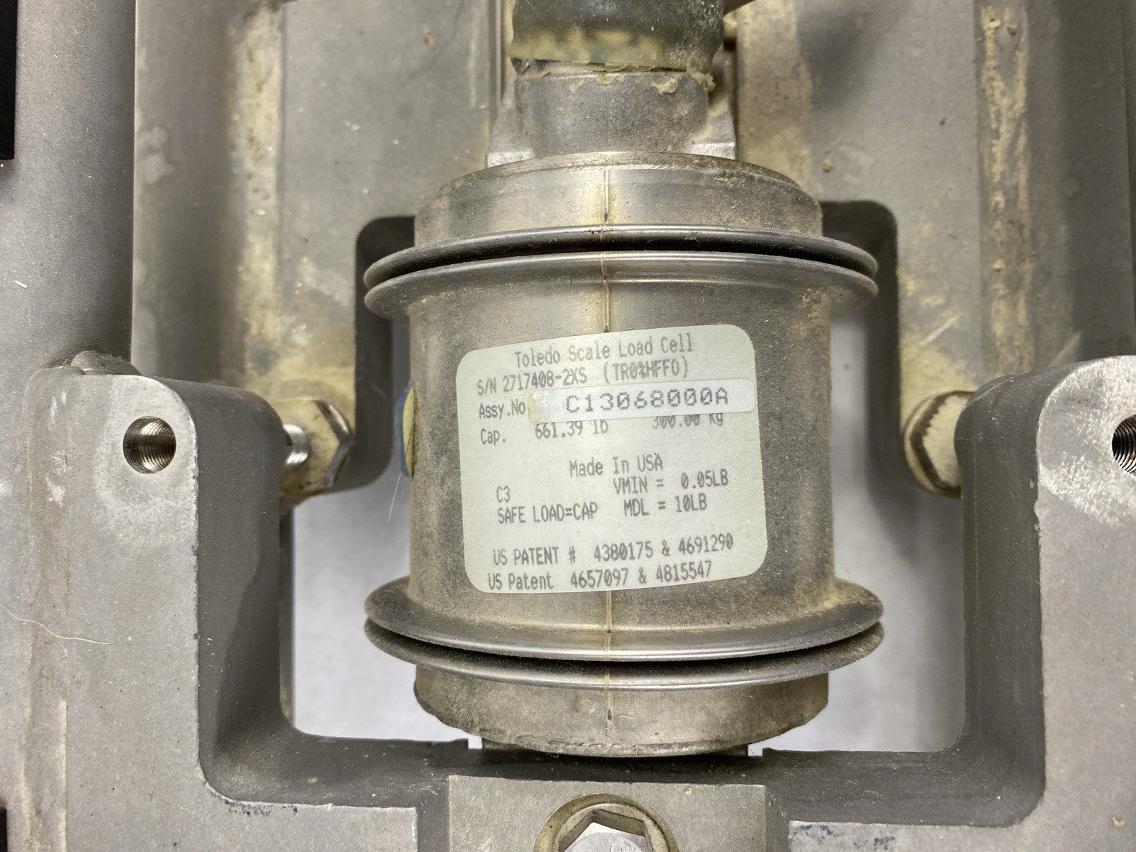 Mettler Toledo Scale Load Cell 660lb Max C1306800A 8520 23" x 17"