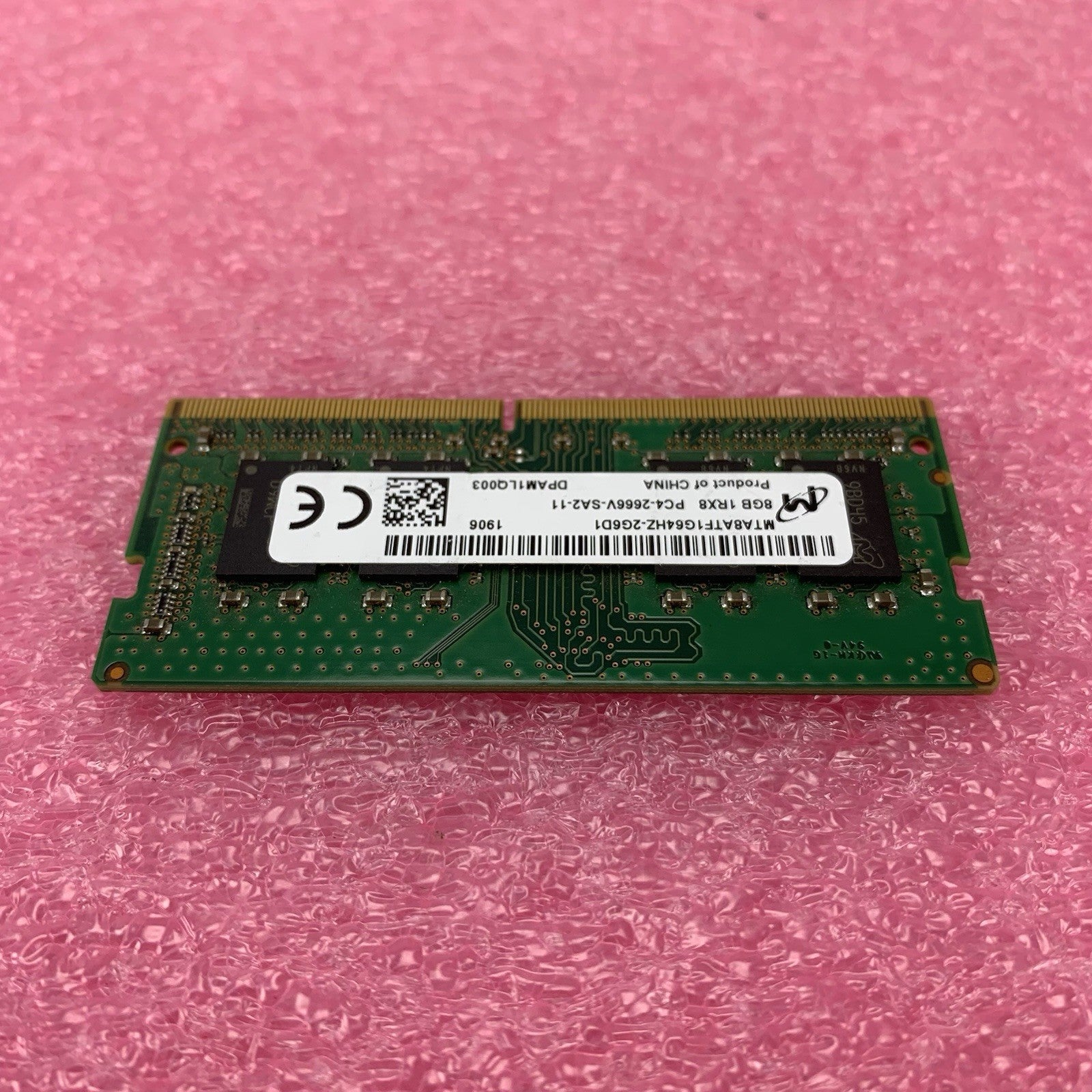 Micron MTA8ATF1G64HZ-2G6D1 PC4-2666V-SA2-11 8GB 1Rx8 Desktop Memory RAM3