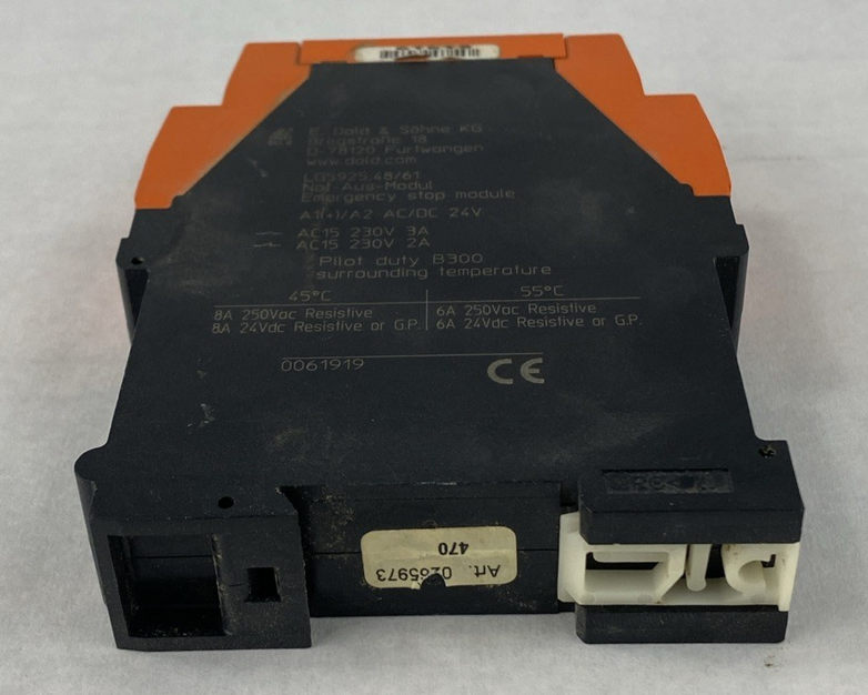 E. Dold and Sohne LG5925.48/61 Emergency Stop Module