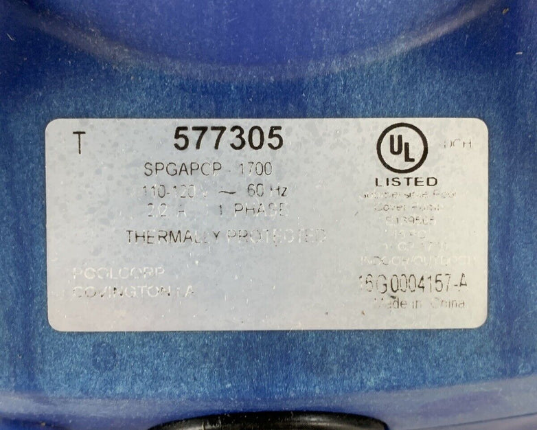 Little Giant SPGAPCP-1700 Automatic Swimming Pool Winter Cover Pump Powers