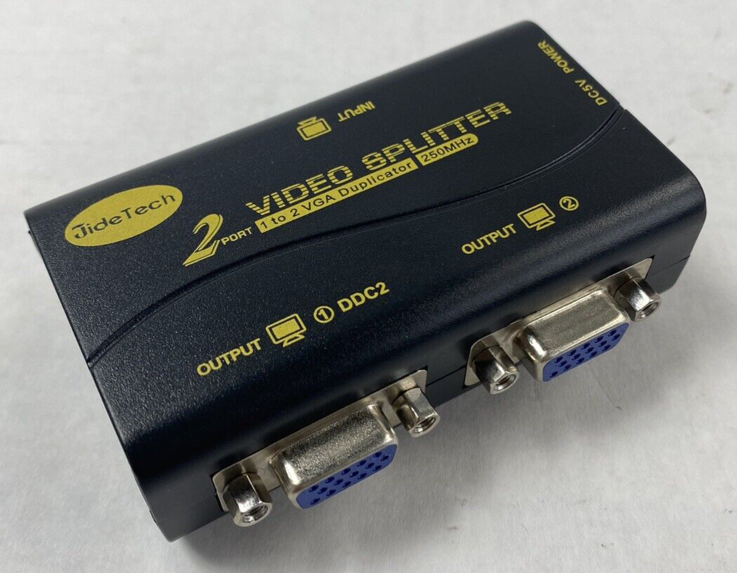 JideTech VGA Video Splitter 1 to 2 VGA Duplicator X001EHFN0L