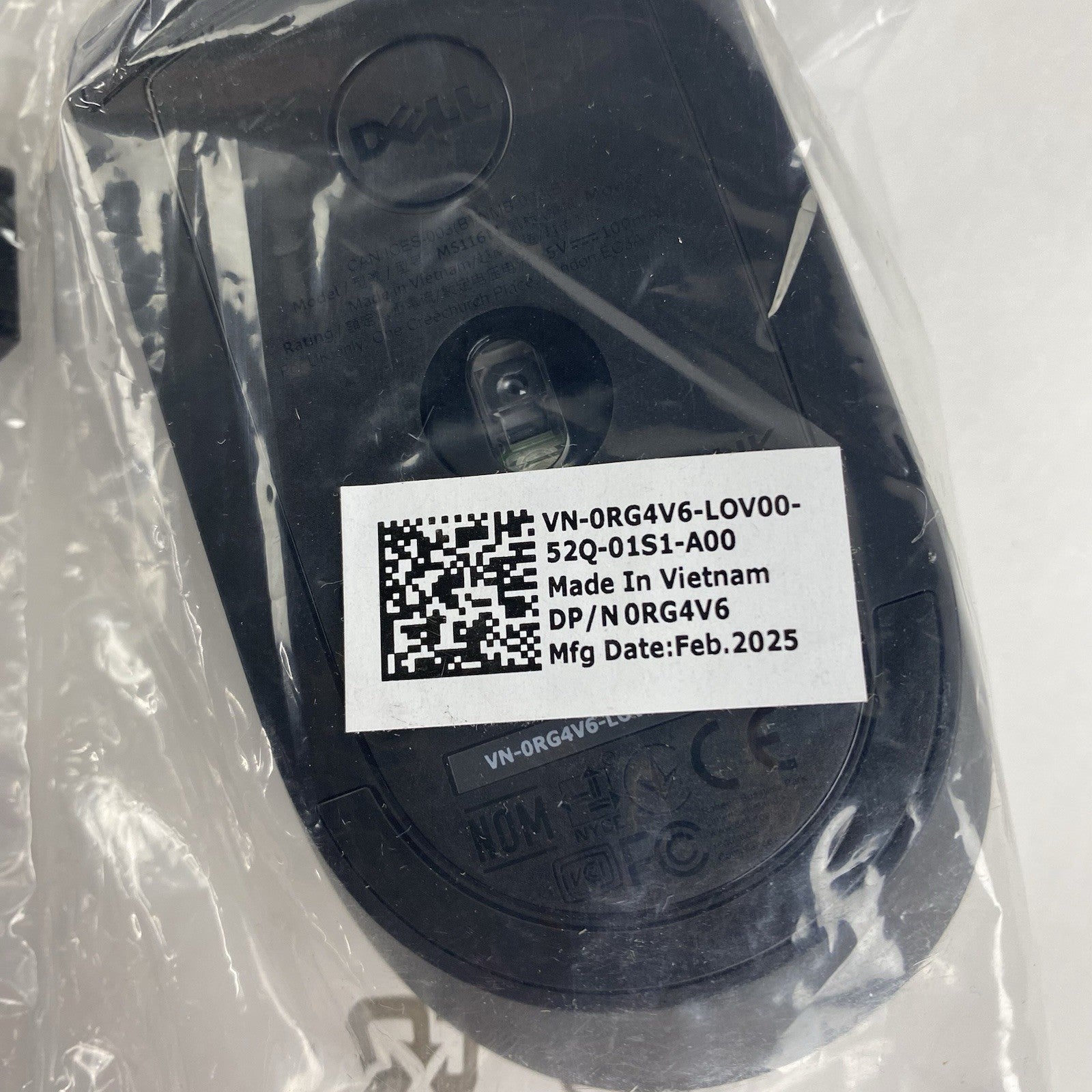 Dell MS116T1 Wired Mouse Lot of 46