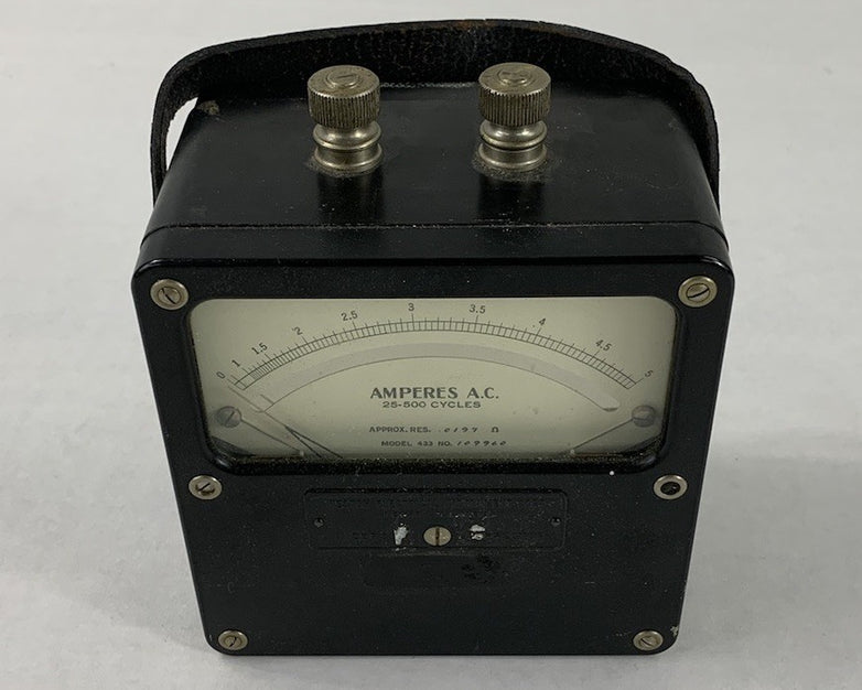 Weston Electric 433 109960 Amperes A.C. Meter