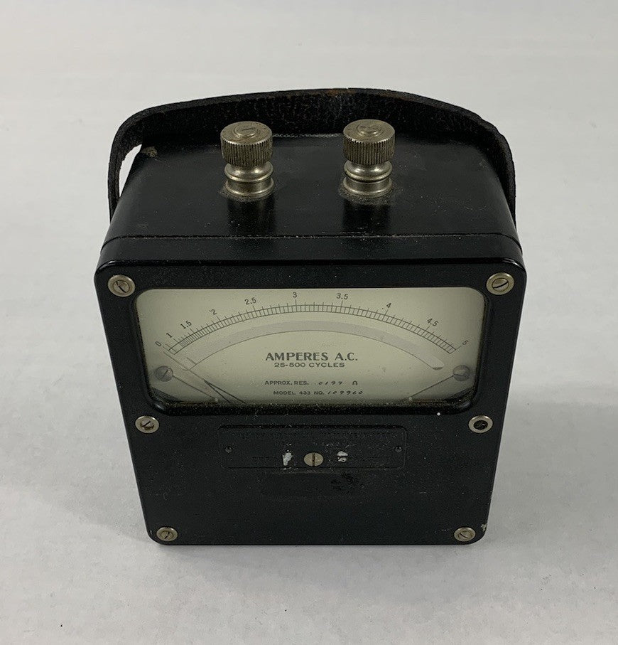 Weston Electric 433 109960 Amperes A.C. Meter