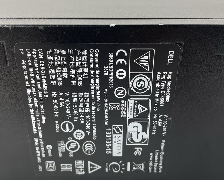 Dell Optiplex 3020 SFF Pentium G3220 3.00 GHz 4 GB RAM No HDD/OS