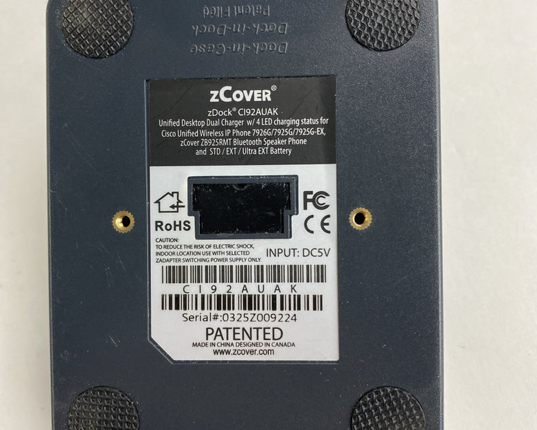 zCover zDock CI92AUAK Unified Desktop Dual Charger Lot of 6.
