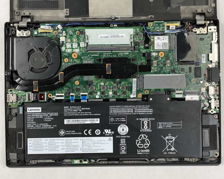 Lenovo ThinkPad T480s 14" i7-8650U 1.90 GHz 8 GB RAM No SSD/OS/AC