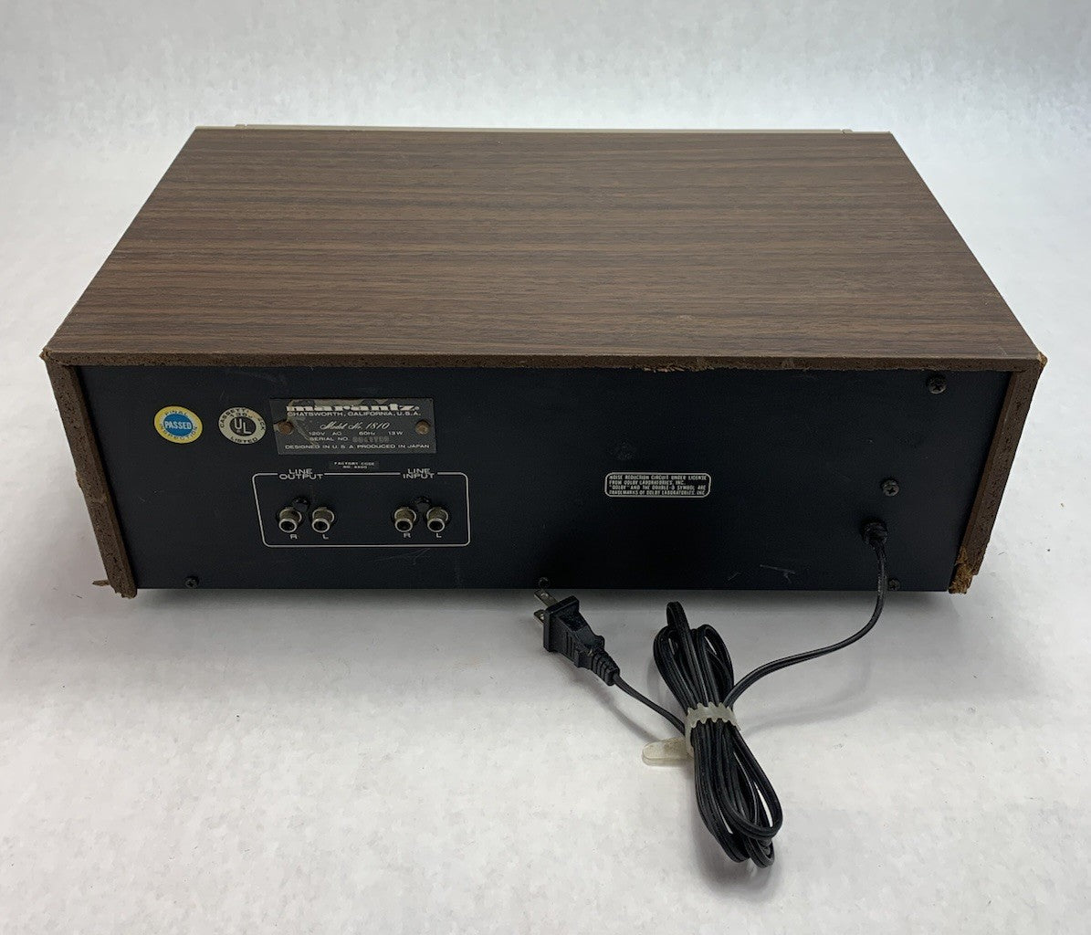 Marantz 1810 Stereo Cassette Deck - Parts or Repair Needs New Belts5