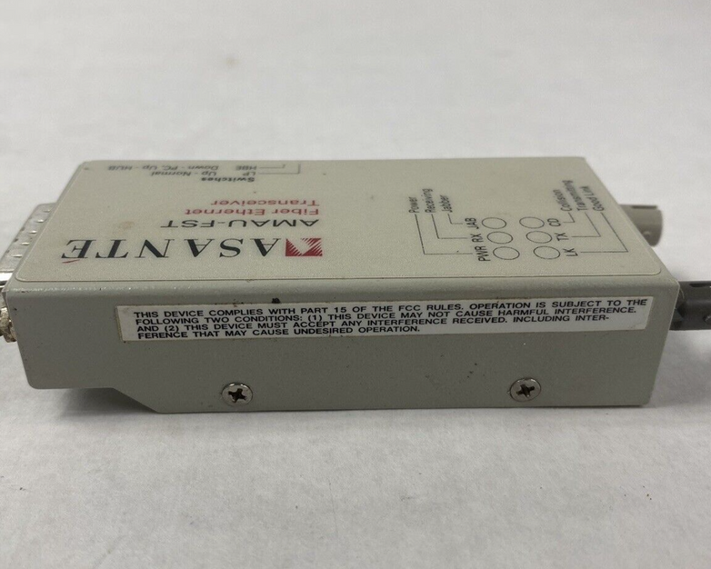 Lot of 5 Asanté AMAU-FST Fiber Ethernet Transceiver Untested
