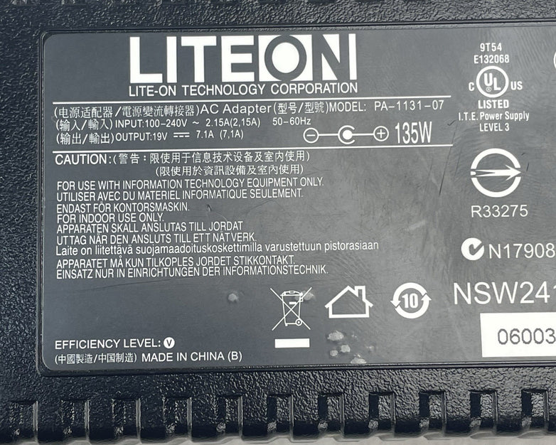 LiteOn  PA-1131-07 19v 6.3a AC Adapter
