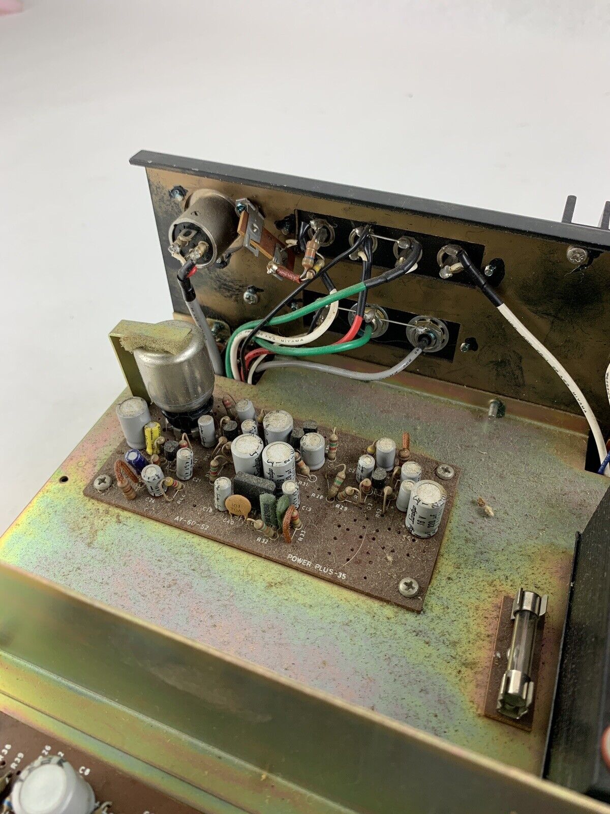 Fanon Power Plus 35 Solid State Amp Channel Mixer No Power For Parts and Repair