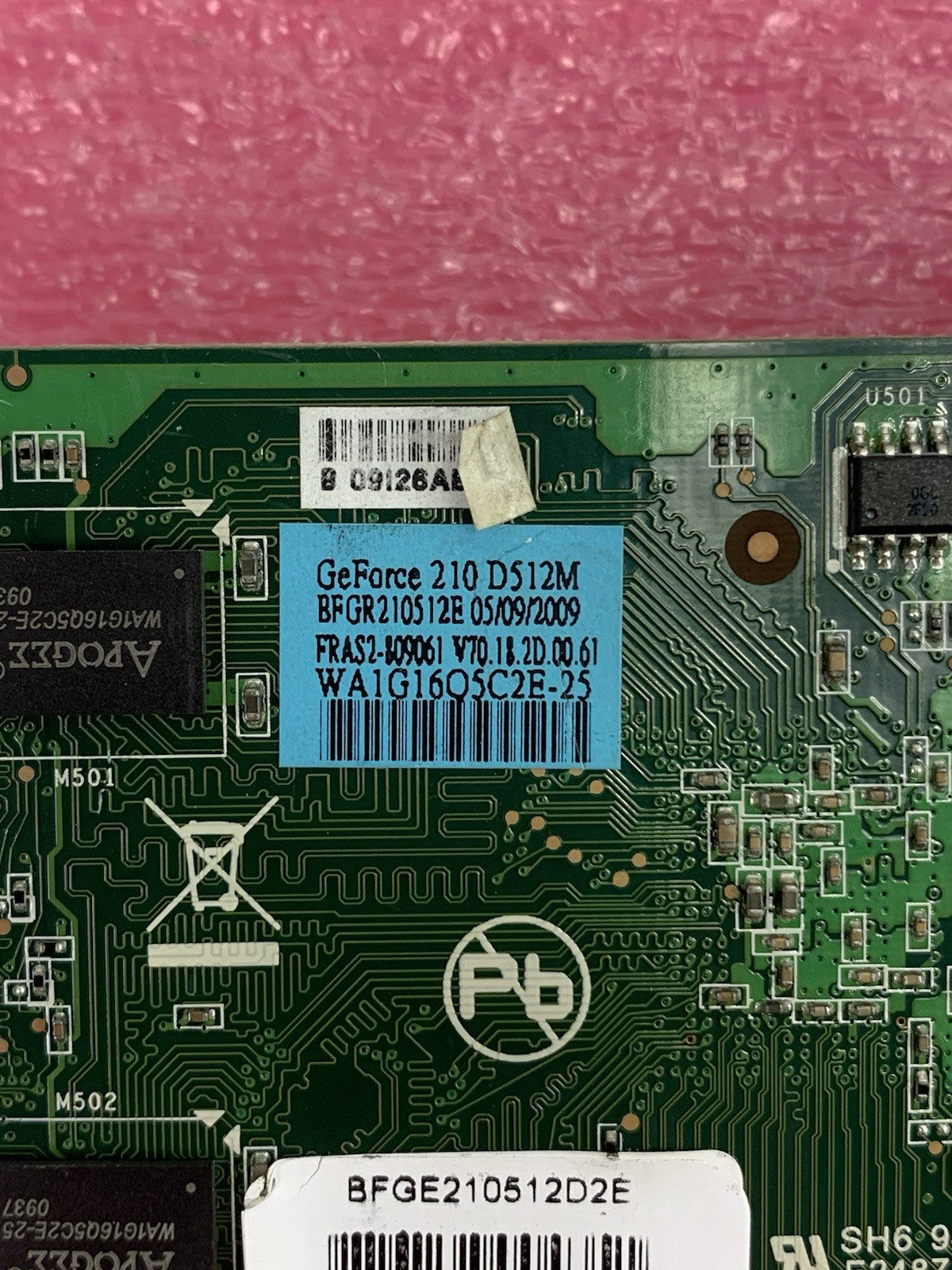 BFG GeForce 210 D512M Video Graphics Card