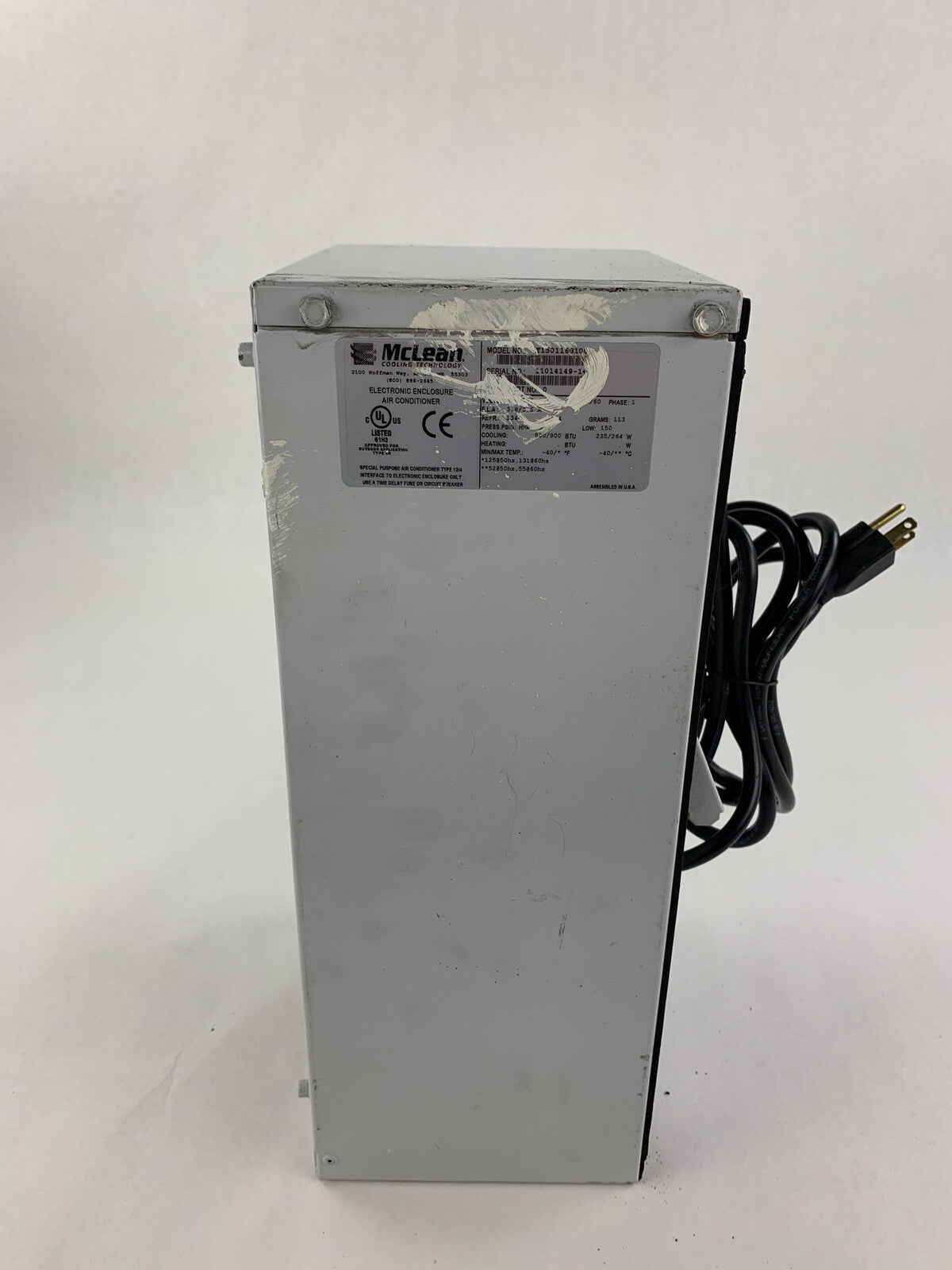 McLean T150116G100 T Series Compact Outdoor Air Conditioning Blows Cool No Screw